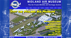 Desktop Screenshot of midlandairmuseum.co.uk